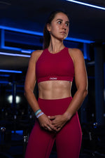 now Matching Seamless High Neck & Leggings  - mangenta