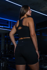 now Matching Seamless bra tank & short leggings - Black