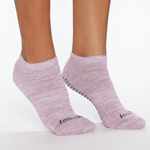 BE HAPPY Marbled Grip Socks WOMEN