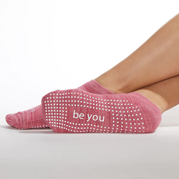 BE YOU Marbled Grip Socks WOMEN