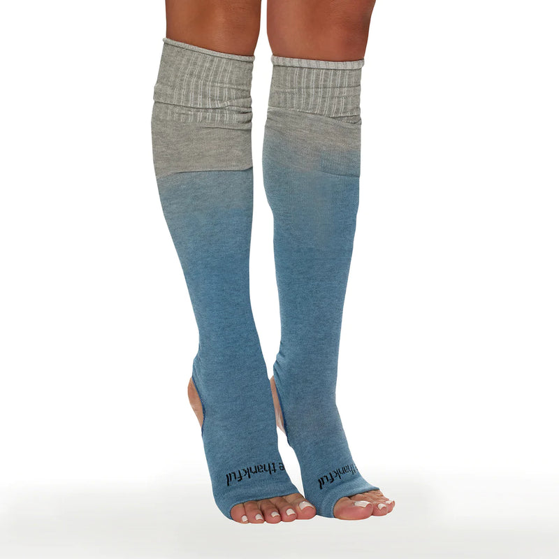 BE THANKFUL Stirrup Grip Leg Warmer Socks WOMEN
