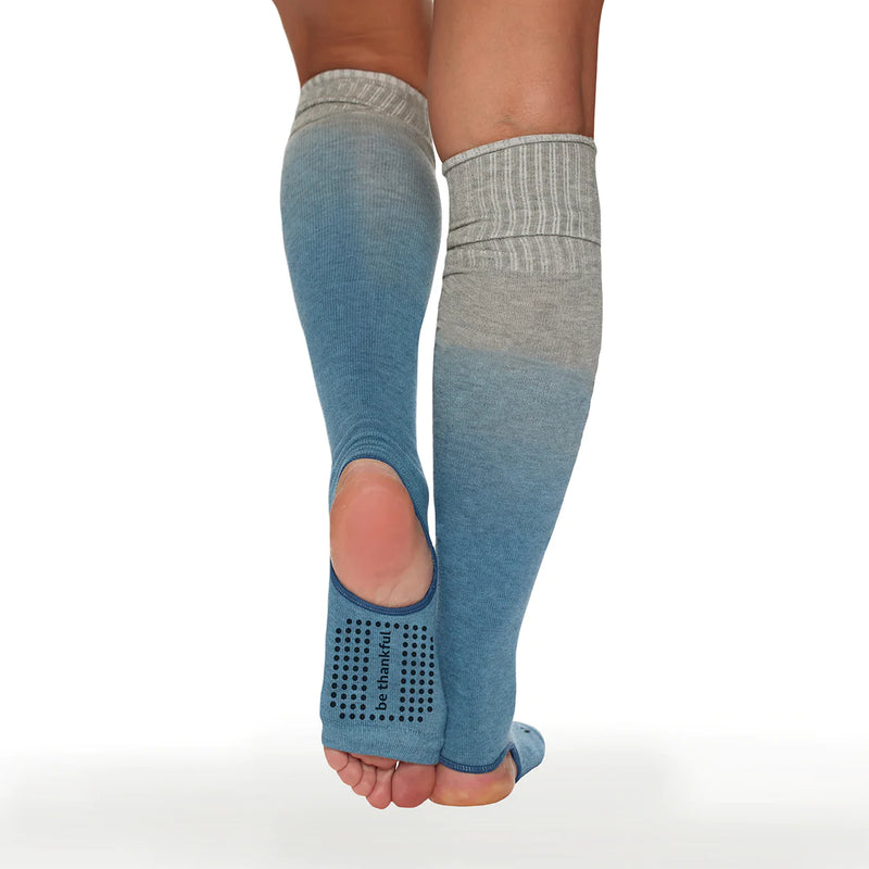 BE THANKFUL Stirrup Grip Leg Warmer Socks WOMEN
