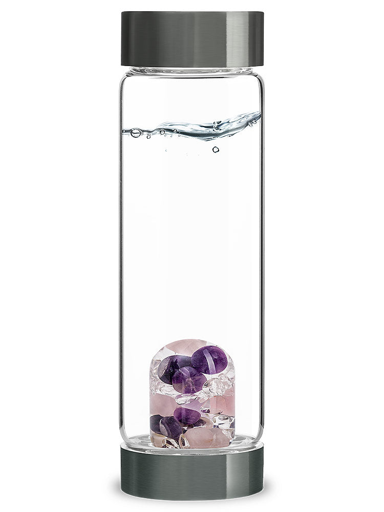 Wellness Crystal Glass Bottle